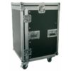 Power Dynamics PD-F16U8 19" Flightcase Rack met zwenkwielen 16HE + 8HE | Power Dynamics