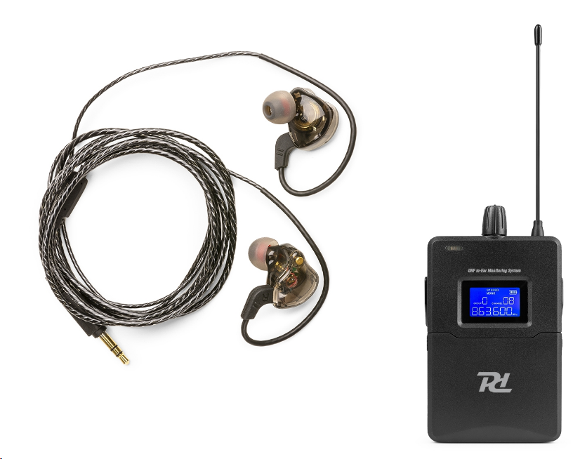 Power Dynamics PD810R - UHF bodypack ontvanger | Power Dynamics