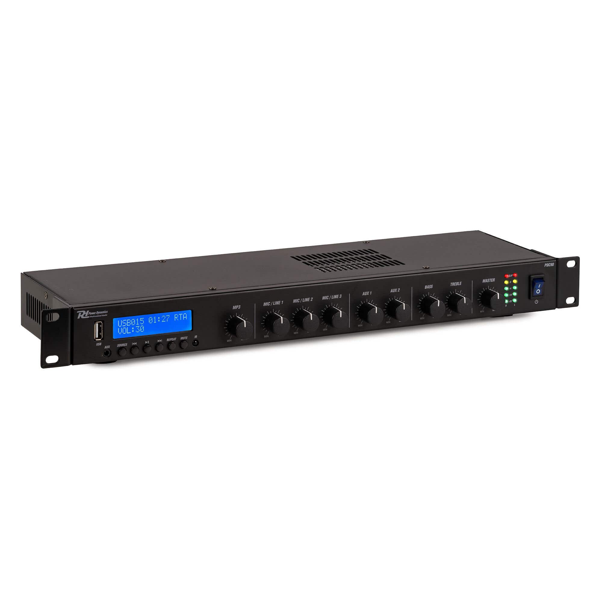 Power Dynamics PDC90 mediaspeler met versterker - Met DAB+ / Bluetooth | Power Dynamics