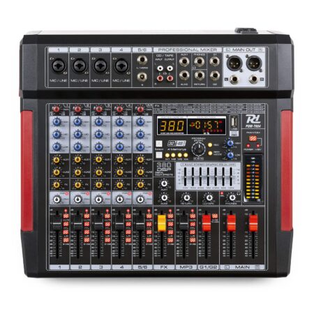 Power Dynamics PDM-T604 - 6-kanaals mengtafel met Bluetooth