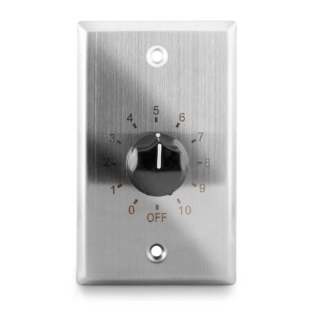 Power Dynamics PDVC100 - 100V volumeregelaar RVS 100W | Power Dynamics