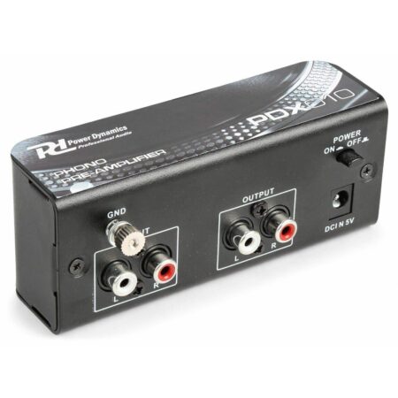 Power Dynamics PDX010 Phono voorversterker met RIAA correctie | Power Dynamics