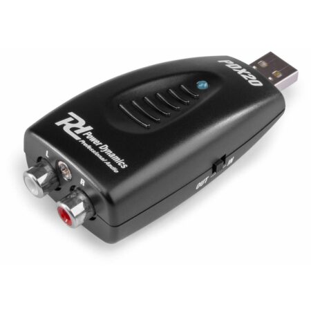 Power Dynamics PDX20 digitaal / analoog converter USB - RCA | Power Dynamics