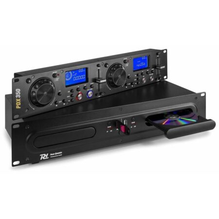 Power Dynamics PDX350 dubbele CD speler met USB mp3 speler | Power Dynamics