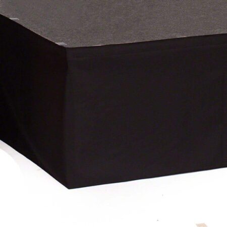 Power Dynamics Podiumrok polyester voor strakke podiumafwerking - 6m x | Power Dynamics