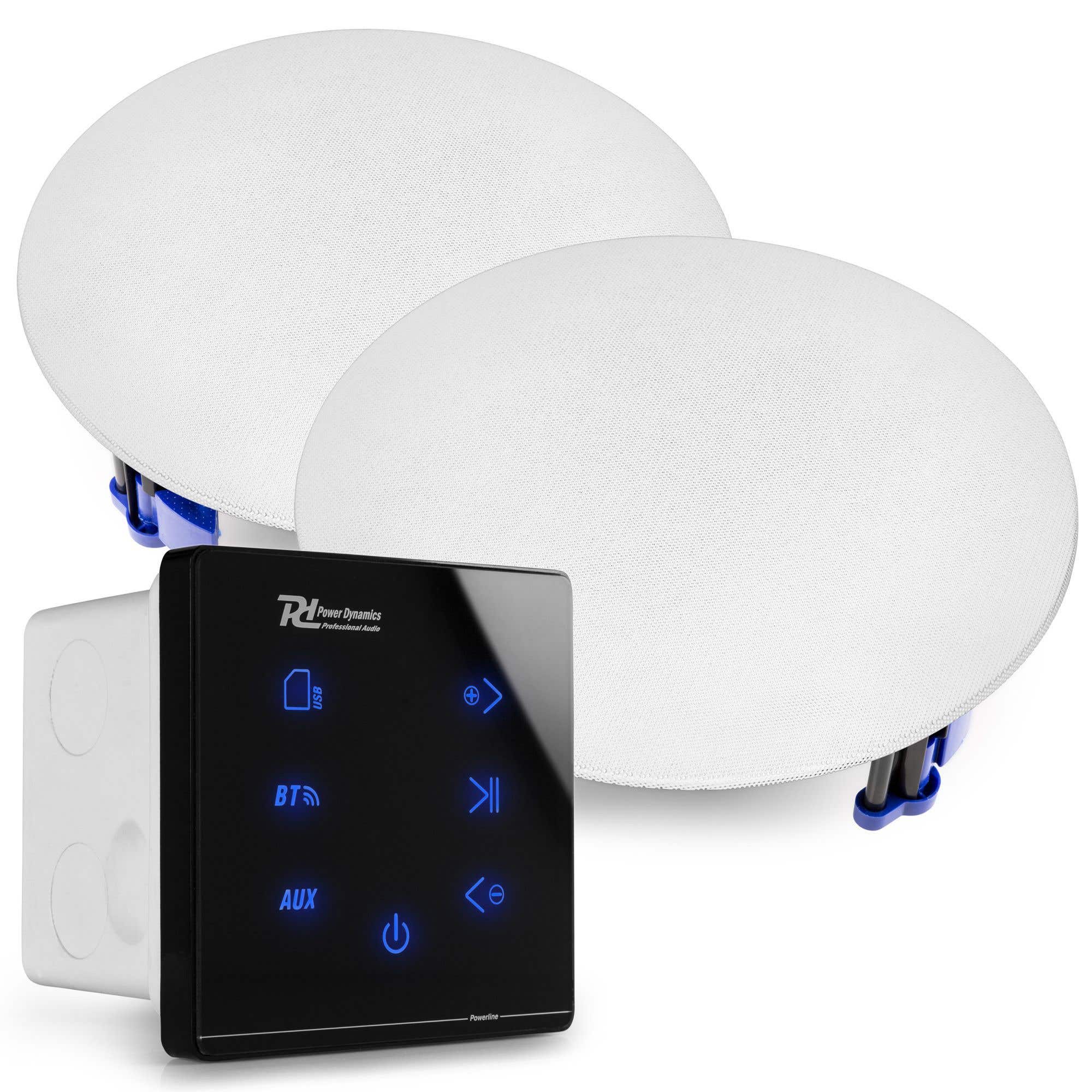 Power Dynamics Powerline A50BSet inbouw audio versterker met 2 | Power Dynamics