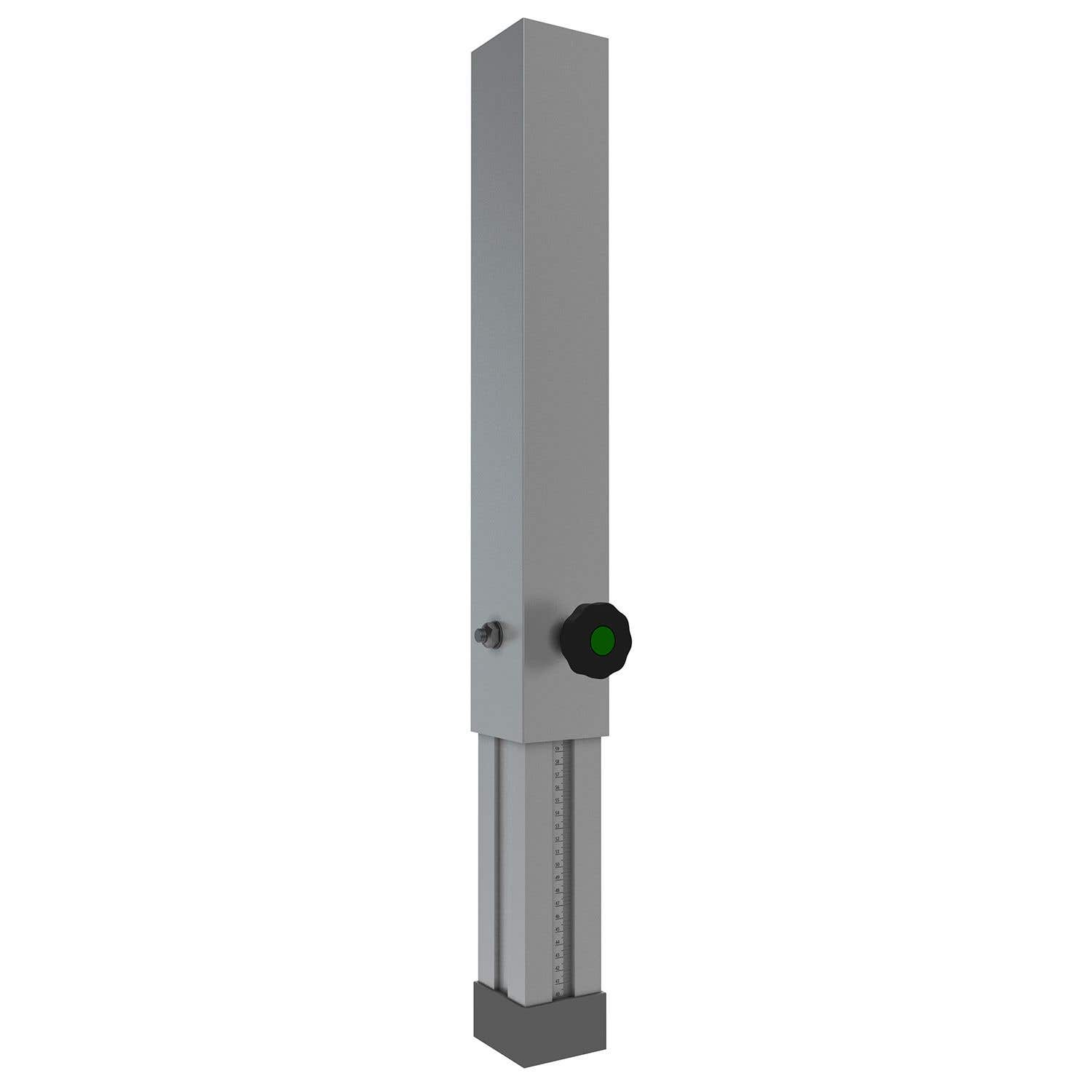 Power Dynamics Verstelbare poten vierkant 100-180cm (Set van 4 stuks) | Power Dynamics