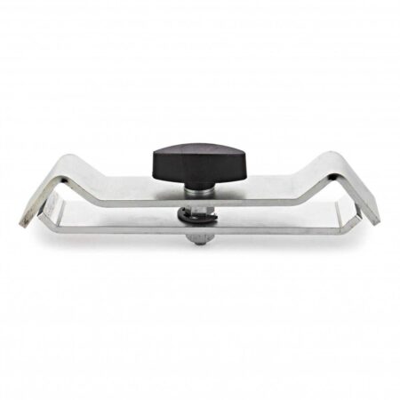 Power Dynamics klem voor podium trapleuning - Aluminium | Power Dynamics
