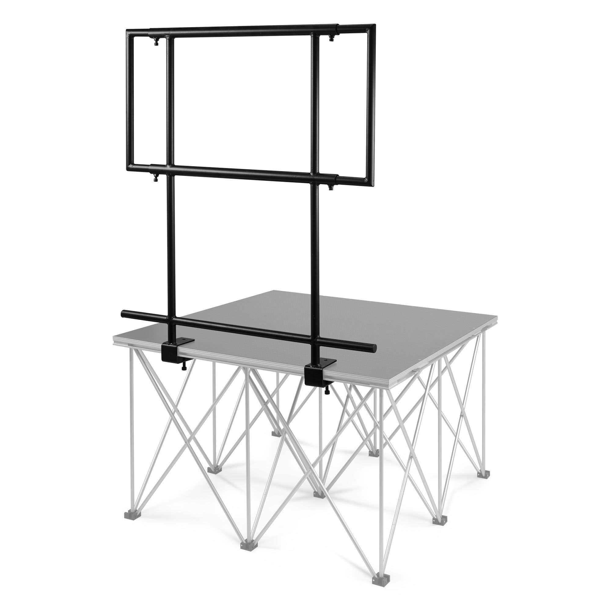 Power Dynamics leuning voor D750 podiumdelen van 1 meter - Aluminium - | Power Dynamics