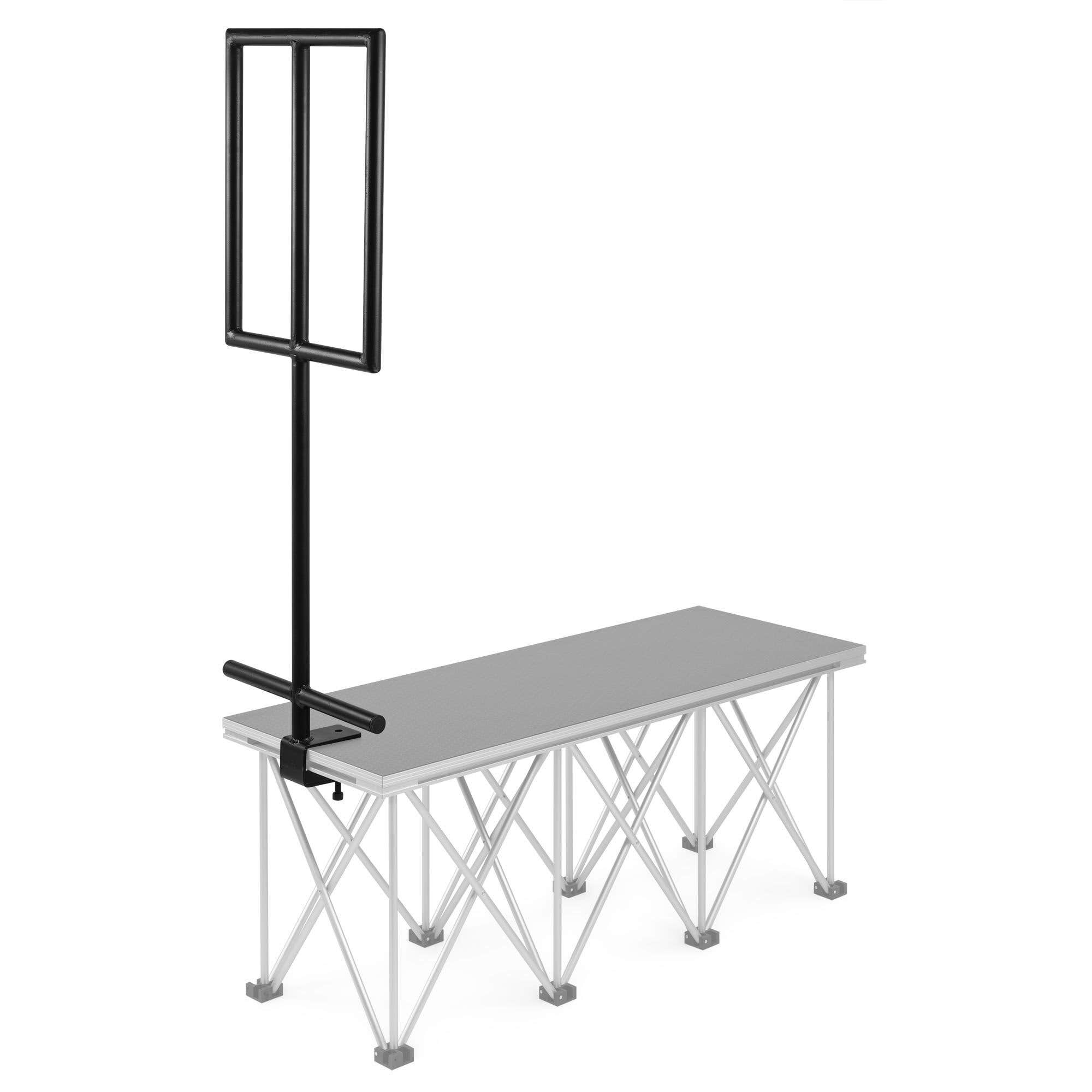 Power Dynamics trapleuning voor D750 podiumdelen - Aluminium - Zwart | Power Dynamics
