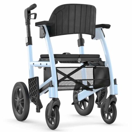 Prestige Rollator en Rolstoel in 1 | Kies uw kleur : Licht blauw | Triumph | Triumph
