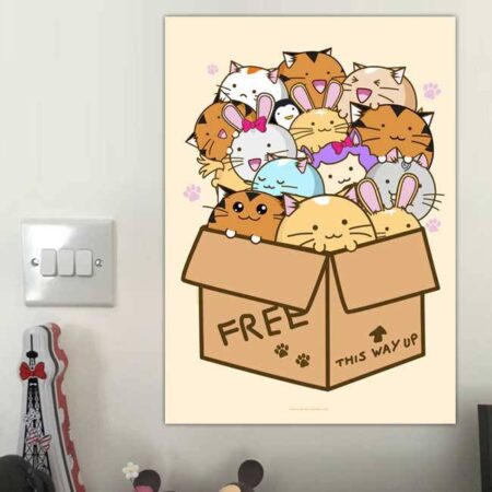 Print A4 - Box Of Fuzzballs | Fuzzballs