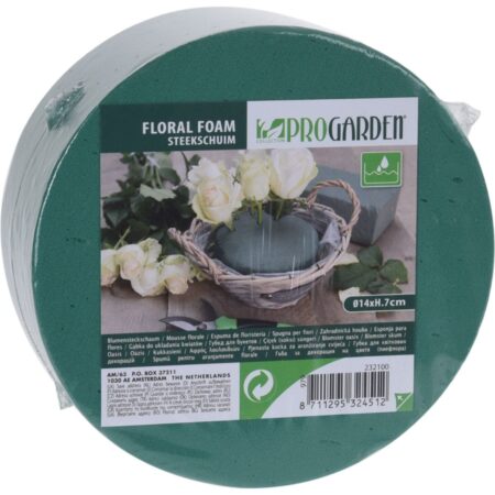 Pro Garden steekschuim rond 14x7cm |
