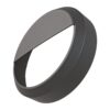 Pulsa afdekring zwart + eyelid zwart 25cm - Geschikt voor Pulsa noodverlichting bulkhead | HOFTRONIC