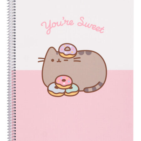 Pusheen A4 notebook met ruitjes - You're sweet | Pusheen