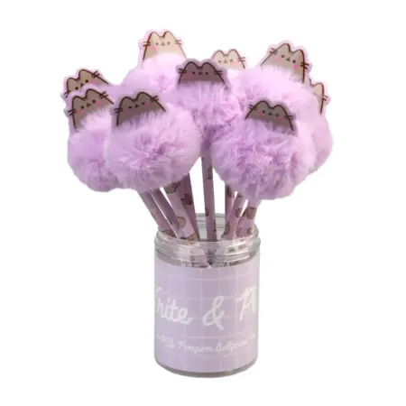 Pusheen Moments balpen met pompom | Pusheen