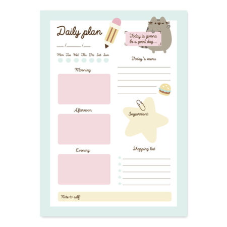 Pusheen To-do Notepad - Foodie Collection | Pusheen