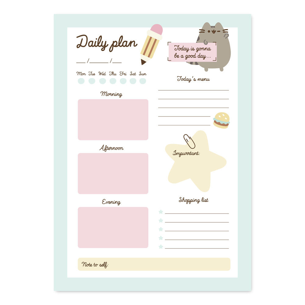 Pusheen To-do Notepad - Foodie Collection | Pusheen