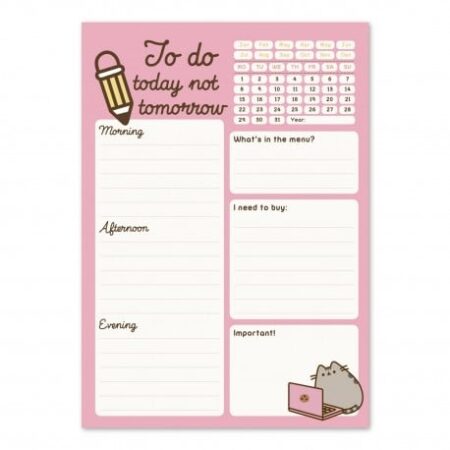 Pusheen To-do Notepad - Rose Collection | Pusheen