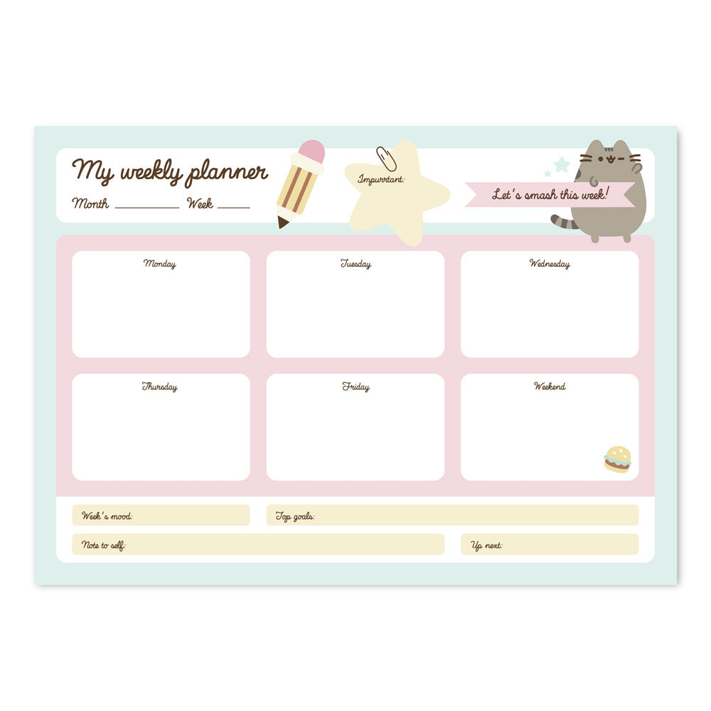 Pusheen Weekplanner - Foodie Collection | Pusheen