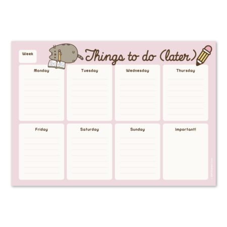 Pusheen Weekplanner - Rose Collection | Pusheen