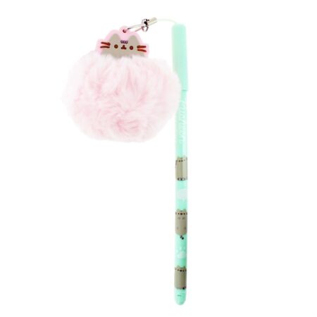 Pusheen balpen met pompom hanger | Pusheen