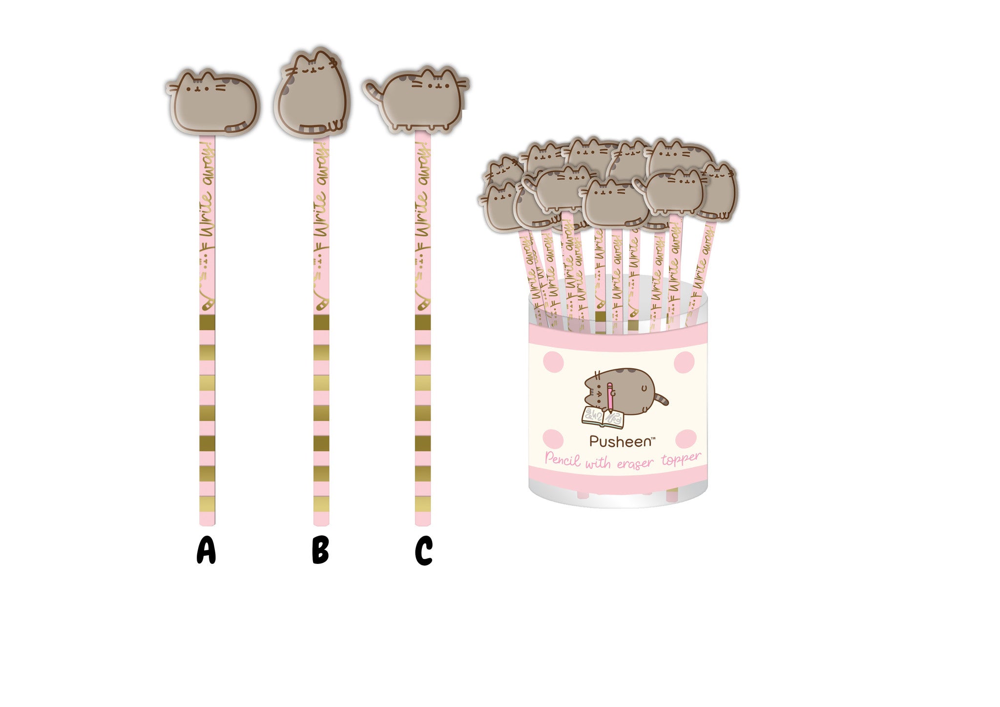 Pusheen potlood met gum - Sweet and Simple | Pusheen