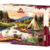 Puzzel Camping Friends 3000 stukjes | Art Puzzle