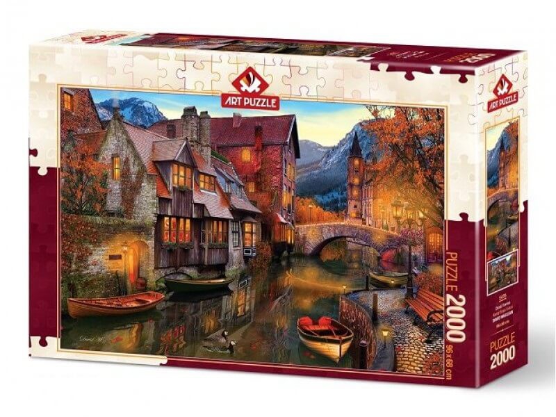 Puzzel Canal Homes 2000 stukjes | Art Puzzle