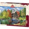 Puzzel Fishing by the Mill 1500 stukjes | Art Puzzle