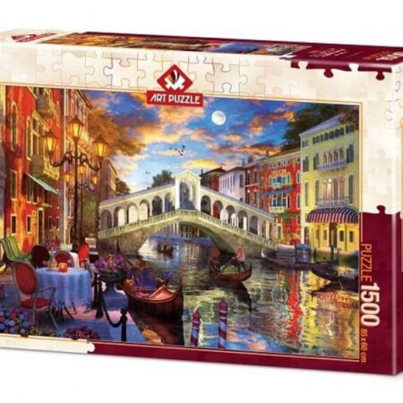 Puzzel Rialto Bridge Venice 1500 stukjes | Art Puzzle