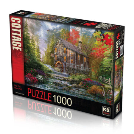 Puzzel the old wood mill 1000 stukjes | KS Games