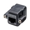 RJ45 CAT-6 Koppelstuk - Netwerk Verlengstuk Ethernet - Zwart | Goobay