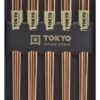 RVS Eetstokjes Giftbox - Tokyo Design Studio - Rosé Goud - 5 Stuks | Tokyo Design Studio