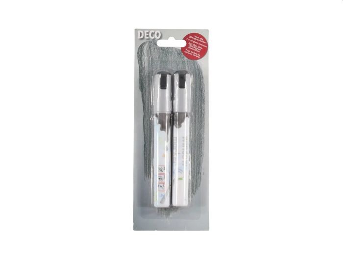 Raammarkers zilver afwasbaar |