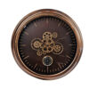 Radarklok Budapest Goud met thermometer |