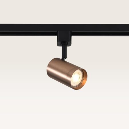 Railspot Beloria caramello - GU10-fitting - Ontworpen voor 1-fase railsysteem - Bruin - IP20 voor binnen | LUSENZ