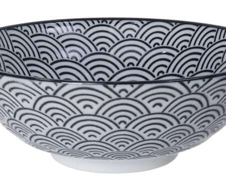 Ramen Kom Nippon Black - Tokyo Design Studio - 1000ml 21 x 7.8cm | Tokyo Design Studio