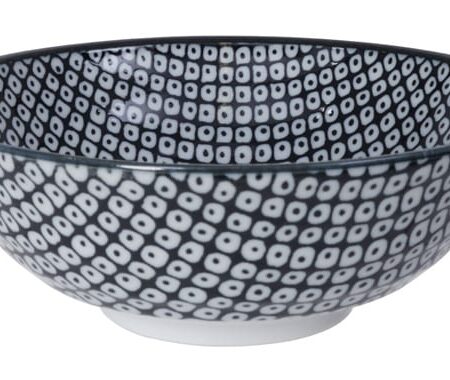 Ramenkom Nippon Black - Tokyo Design Studio - 1000ml 21x7.8cm | Tokyo Design Studio