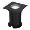 Ramsay LED Grondspot Vierkant - Dimbaar - GU10 - 6500K daglicht wit - 4 Watt 345 Lumen - Tuinspot - Zwart - IP67 waterdicht - Overrijdbaar voor de Oprit