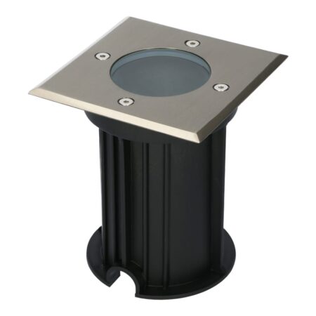 Ramsay LED Grondspot Vierkant - Dimbaar - GU10 - Excl. Lichtbron - Tuinspot - RVS - IP67 - Overrijdbaar voor de Oprit
