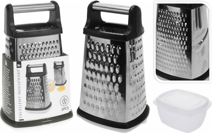 Rasp rvs met voorraaddoos | EH