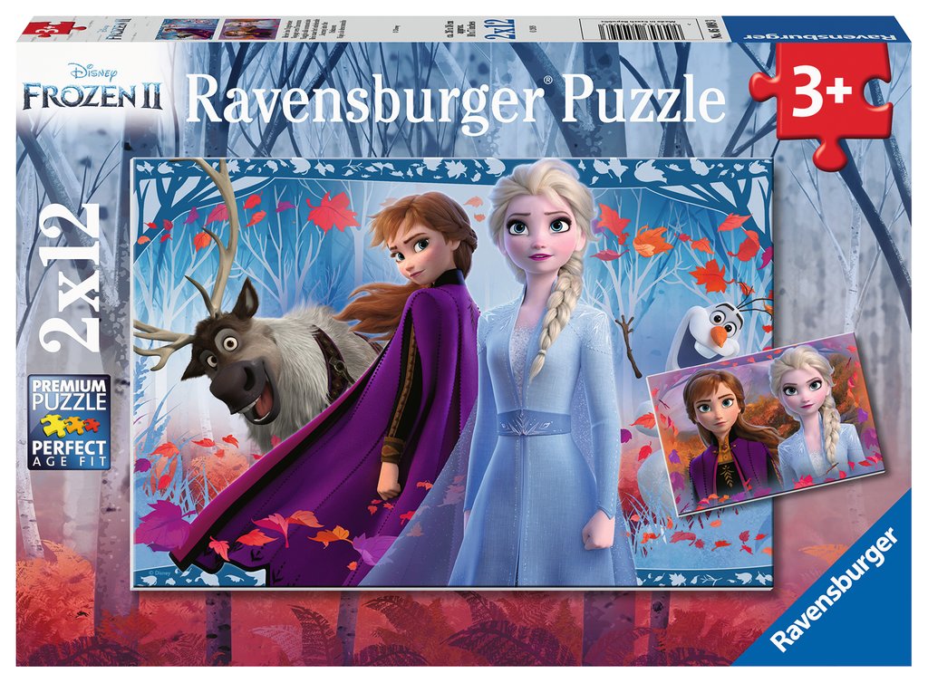 Ravensburger puzzel Frozen ll 2x12pcs | Ravensburger