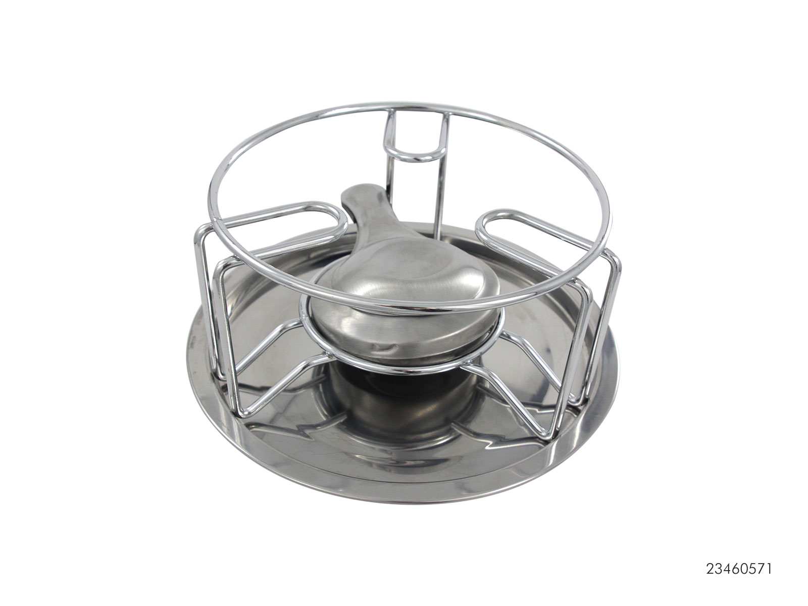 Rechaud chroom met brander | Svenska Living