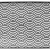 Rechthoekig Bord Golven - Tokyo Design Studio Nippon Black - 21 x 13.5 cm | Tokyo Design Studio