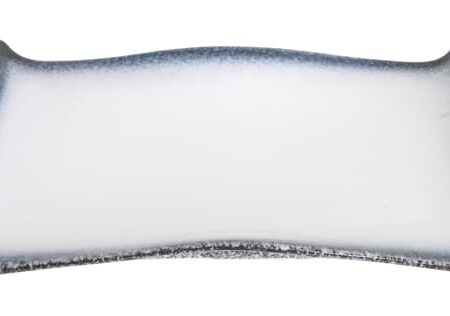 Rechthoekig Bord Grijs/Wit - Tajimi - 30 x 22.2 x 2cm | Tokyo Design Studio