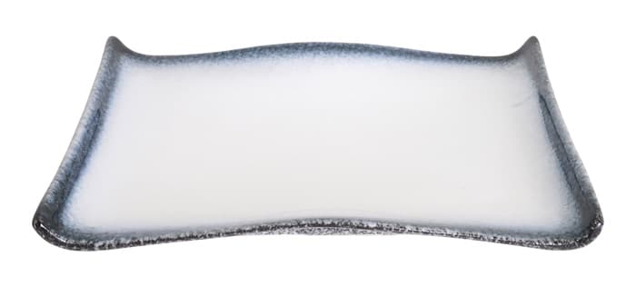 Rechthoekig Bord Grijs/Wit - Tajimi - 30 x 22.2 x 2cm | Tokyo Design Studio