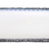 Rechthoekig Bord Grijs/Wit - Tajimi - Porselein - 21.7 x 15 x 2.5 cm | Tokyo Design Studio