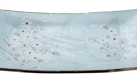 Rechthoekig Bord Mintgroen - Green Cosmos Collectie - 35 x 19cm | Tokyo Design Studio