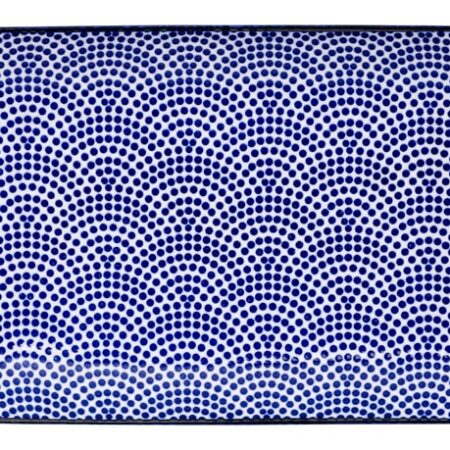 Rechthoekig Bord Nippon Blue - Tokyo Design Studio - 21 x 13.5cm | Tokyo Design Studio